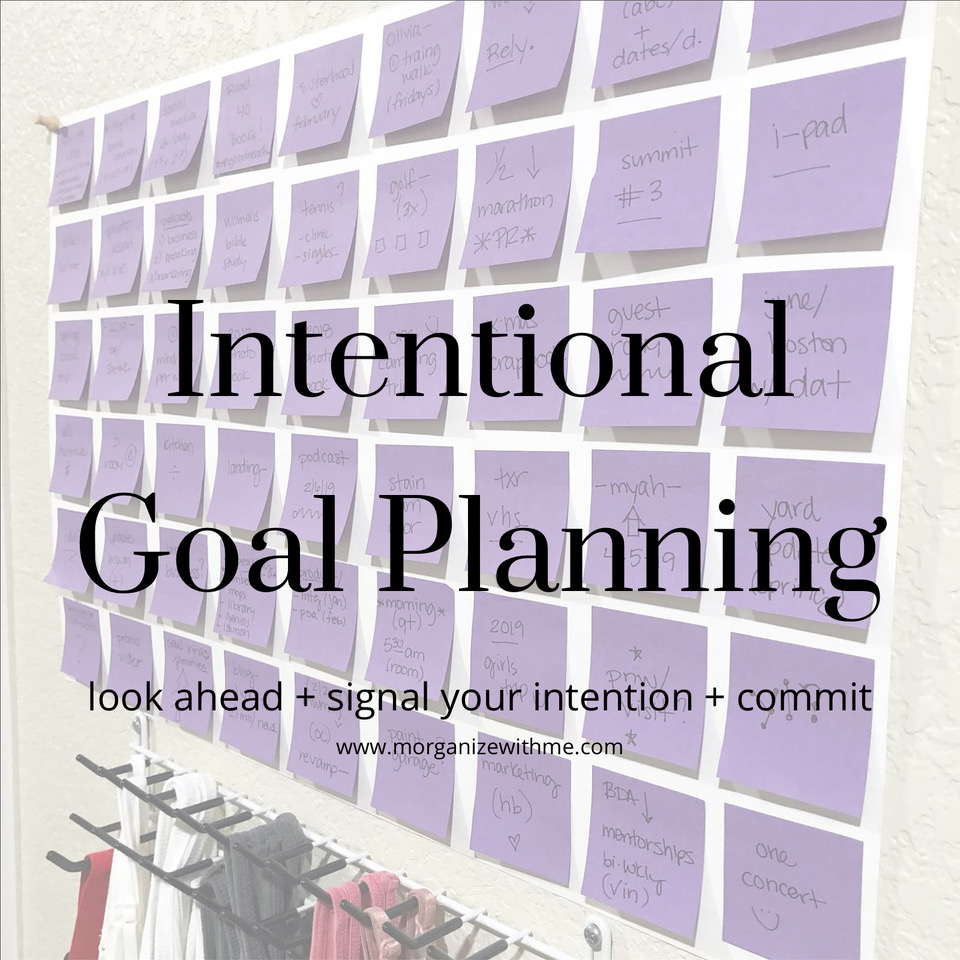 3 Necessary Steps for Intentional Goal Planning at I'm an Organizing Junkie blog
