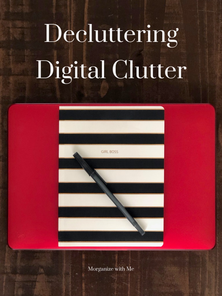 Four Steps to Getting Rid of Your Digital Clutter Today at I'm an Organizing Junkie blog