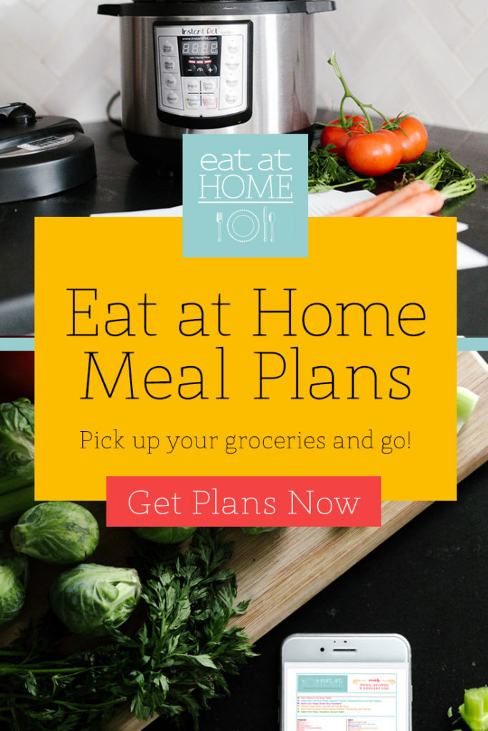 Eat at Home Meal Plans - have someone else do the menu planning for you!