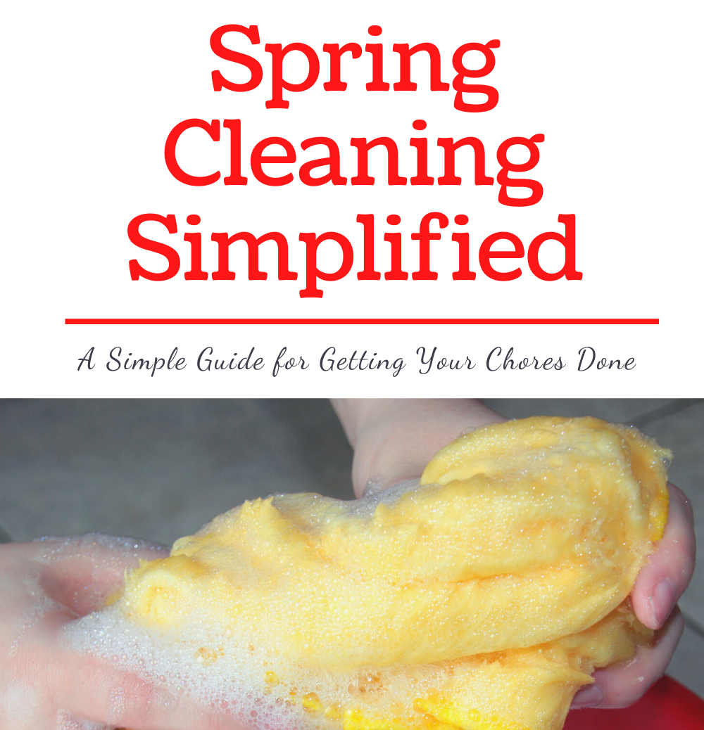 spring cleaning simplified at I'm an Organizing Junkie blog
