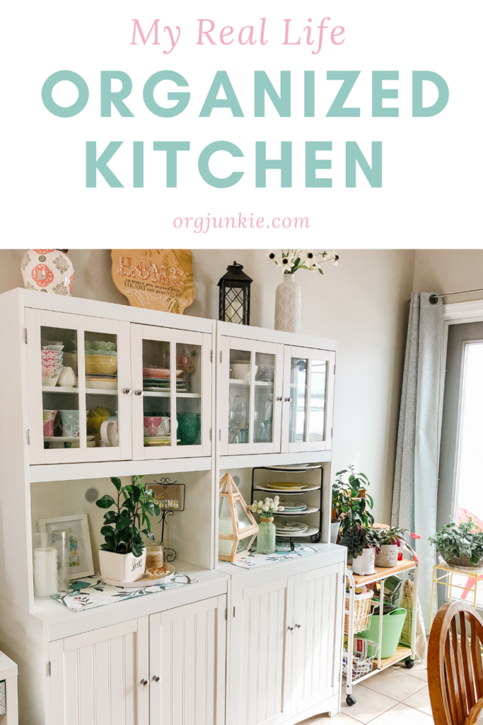 My Real Life Organized Kitchen Makeover On a Budget at I'm an Organizing Junkie blog