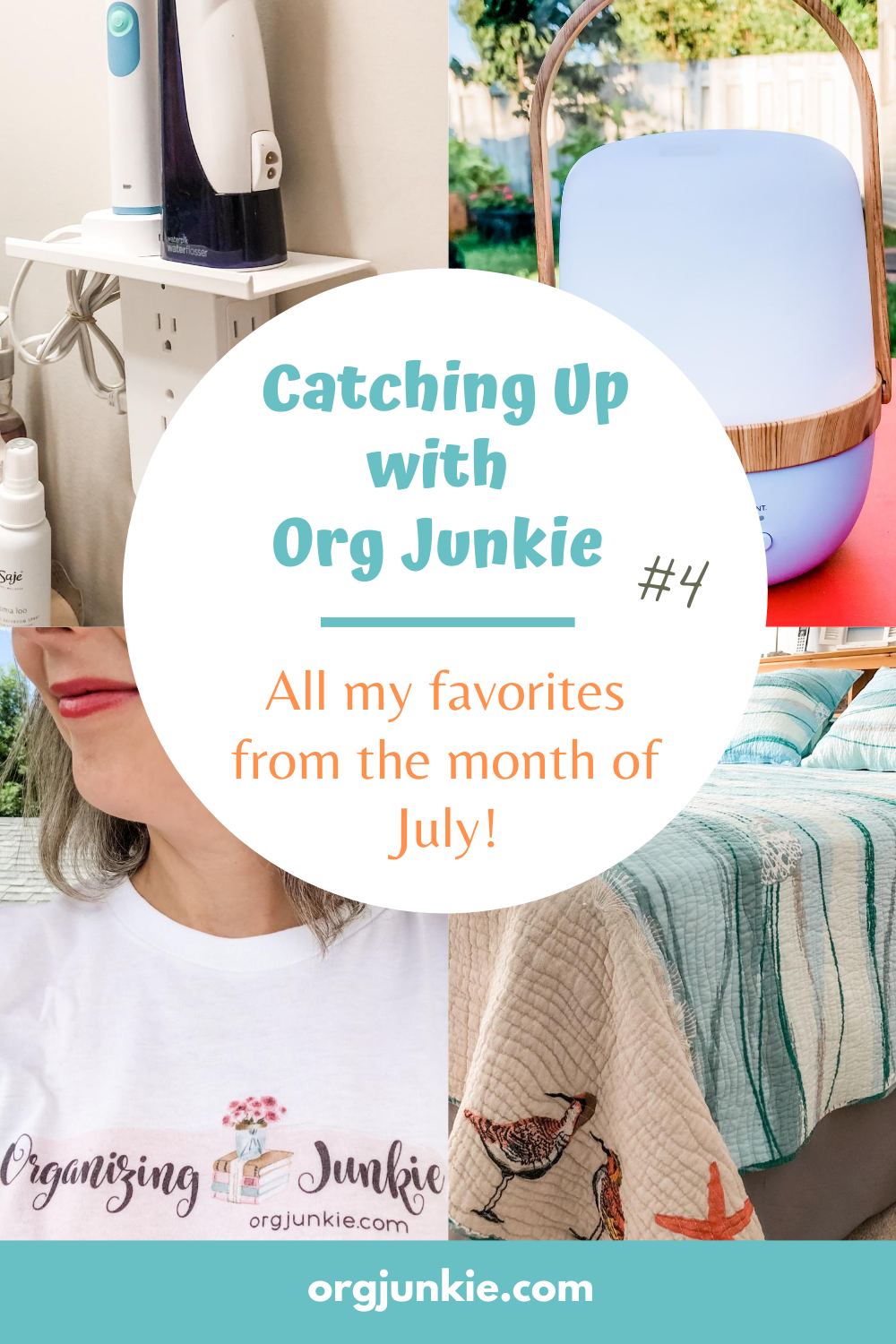 Catching Up with Org Junkie #4 ~ July 2020 Favorites: Bedding, Books & Bottle Bash! at I'm an Organizing Junkie blog