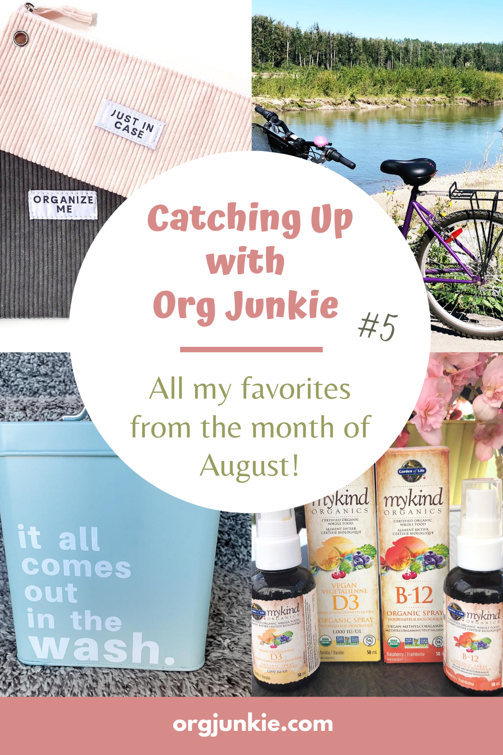 Catching Up With Org Junkie #5 ~ August 2020 Favorites: Pouches, Sprays & The Grinder! at I'm an Organizing Junkie blog