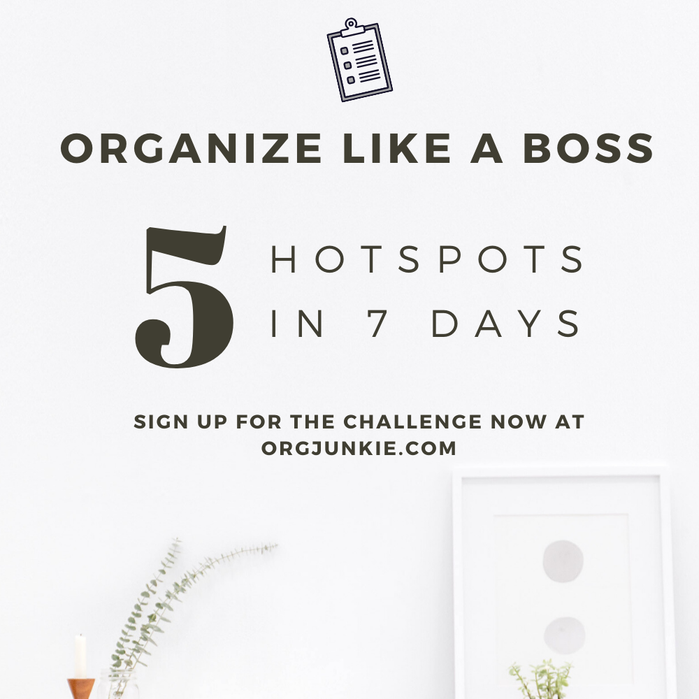 Organize Like a Boss Challenge