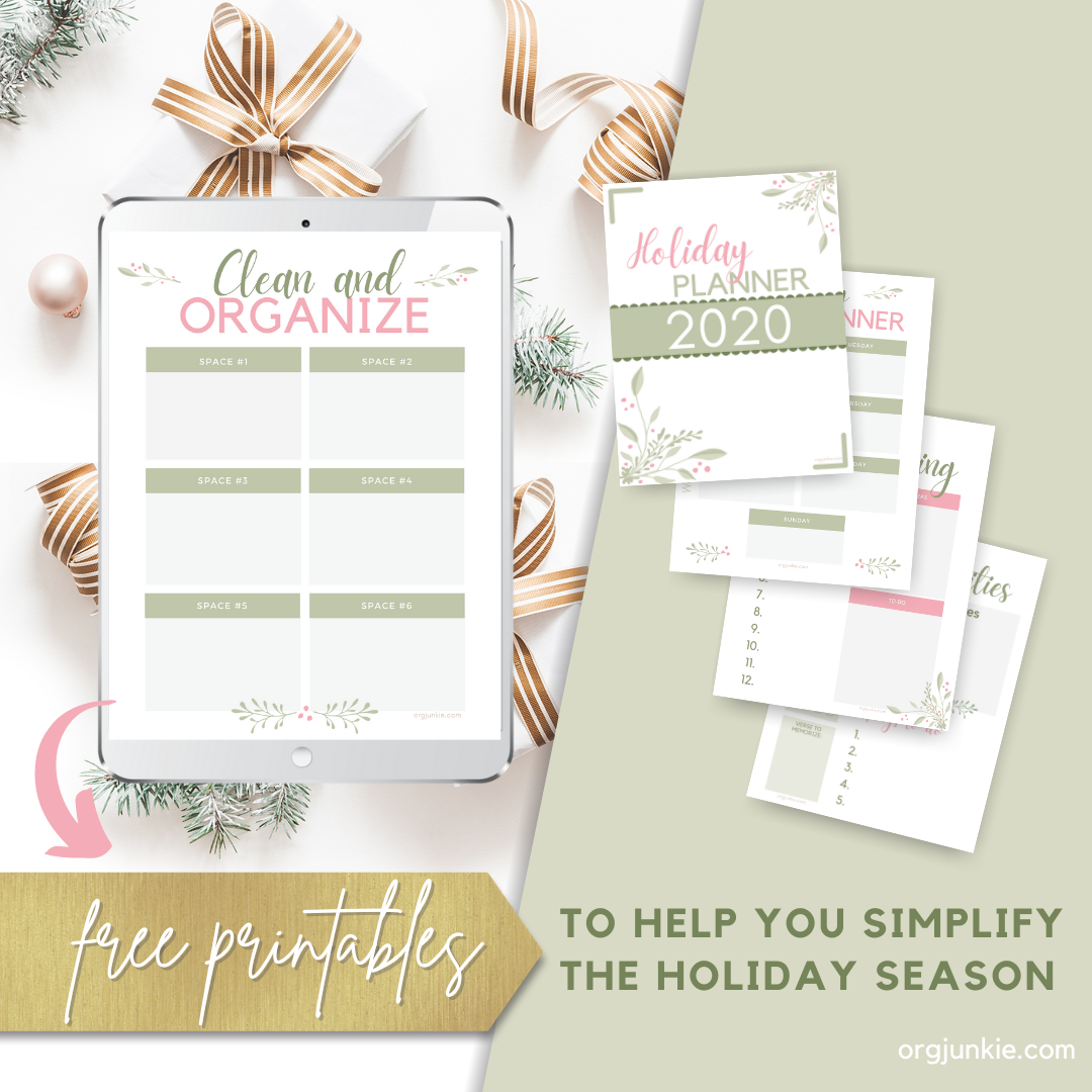 2020 Free Printable Holiday Planner