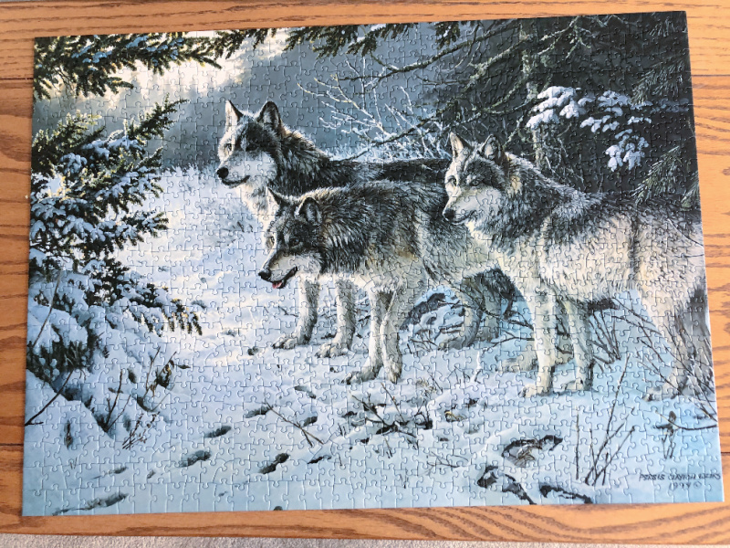 Cobble Hill wolf puzzle