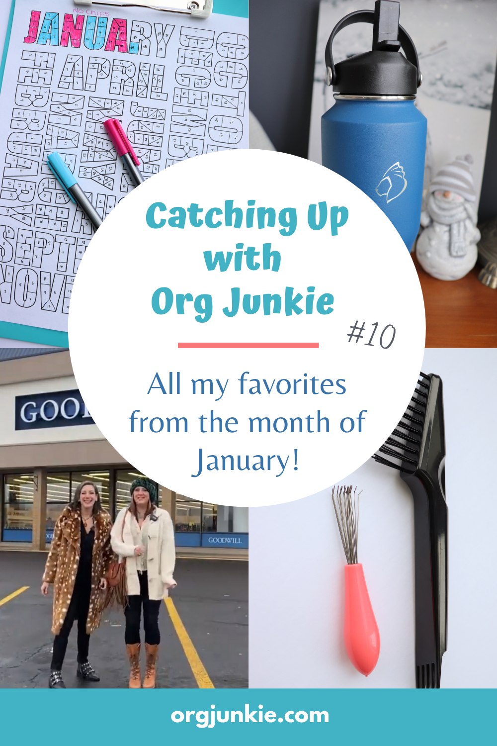Catching Up with Org Junkie #10 ~ January 2021 Favorites: The Recycled Life, Books & Monthly Tracker at I'm an Organizing Junkie blog