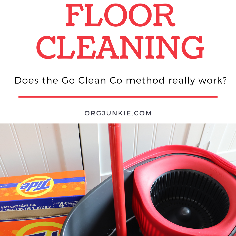 My Go Clean Co Floor Cleaning Experiment