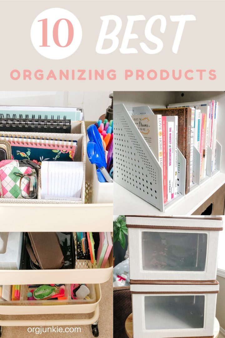 My Top 10 Best Organizing Products Revealed at I'm an Organizing Junkie blog