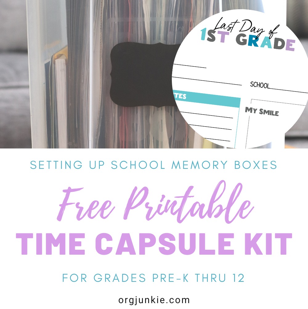 Setting Up School Memory Boxes