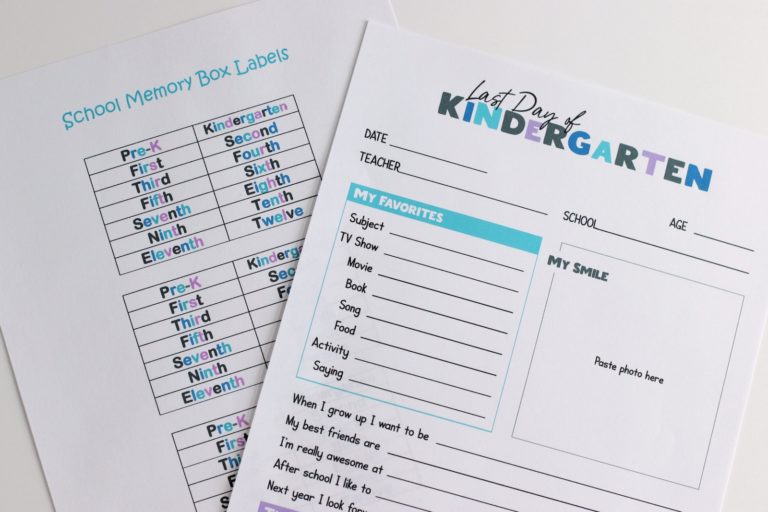 setting-up-school-memory-boxes-with-free-printables