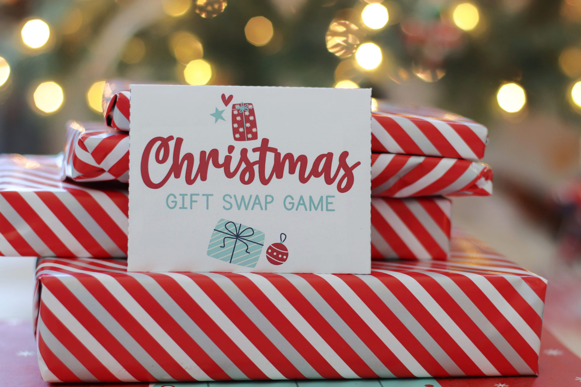 Christmas Gift Swap Game ~ Free Printables & Instructions